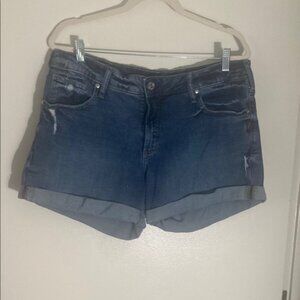 Women's Blue Denim Shorts
